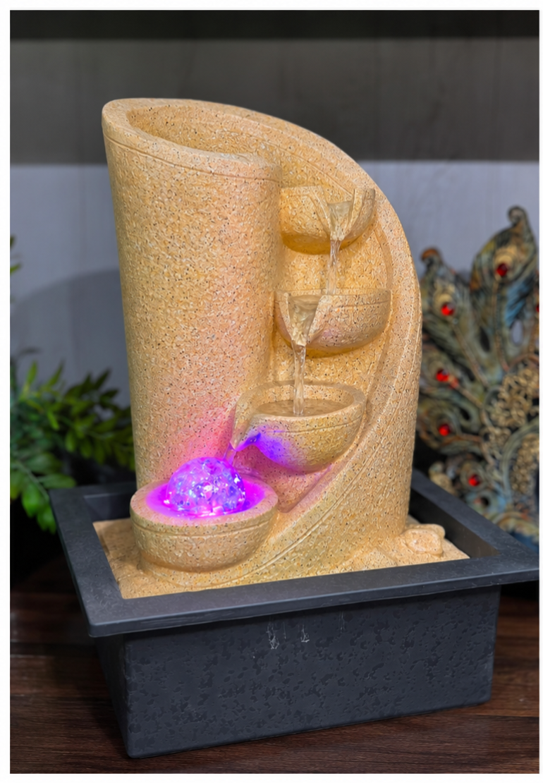 Premium LED Cascading Water Fountain for Home & Office Décor