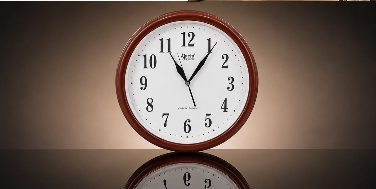 Heritage Vintage Wooden Finish Wall Clock