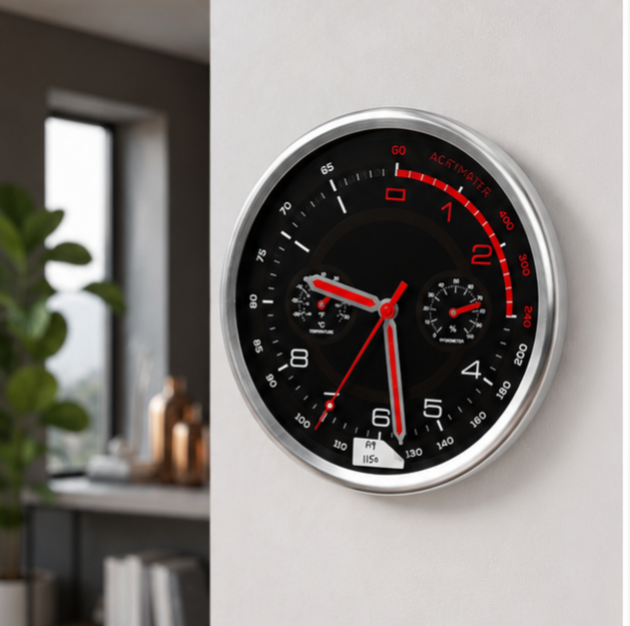Velocity Racer Speedometer Wall Clock