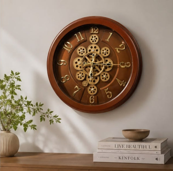 Royal Gear Vintage Decorative Wall Clock