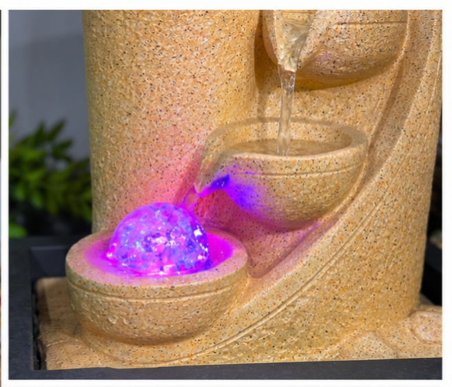Premium LED Cascading Water Fountain for Home & Office Décor