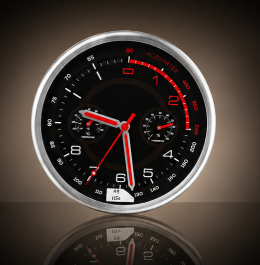Velocity Racer Speedometer Wall Clock